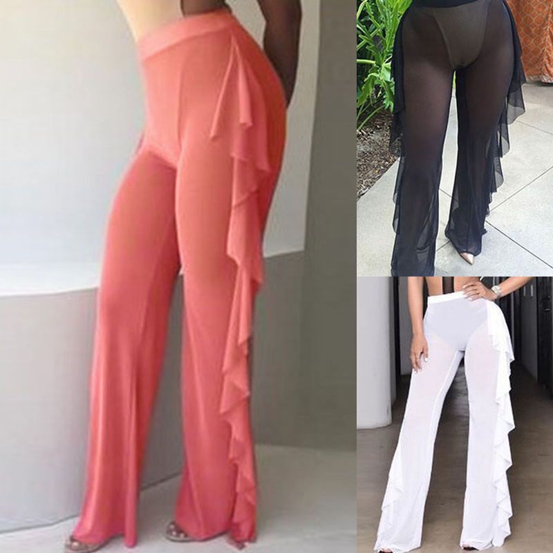 plus size mesh swim pants