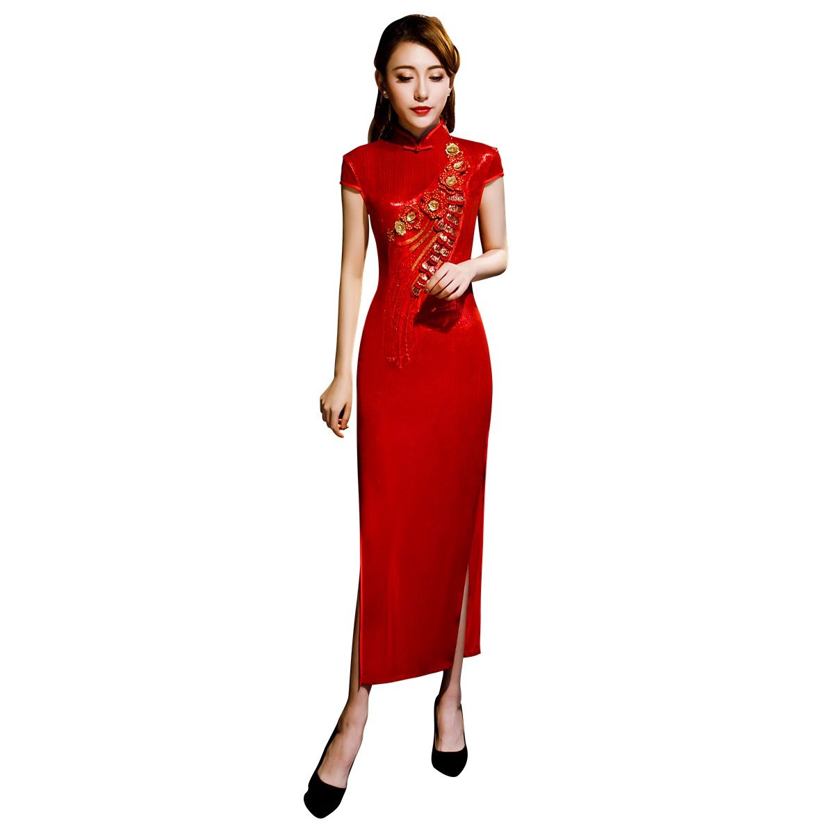red qipao