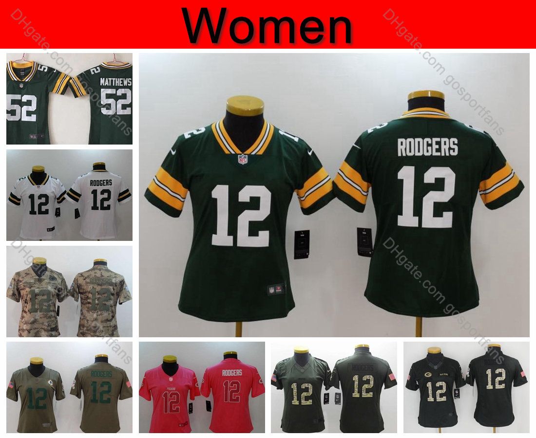 aaron rodgers jersey for women