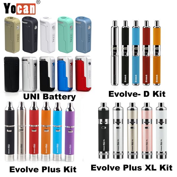 Authentic Yocan UNI 650mAh Box Mod Preheat VV Variable Voltage Evolve D