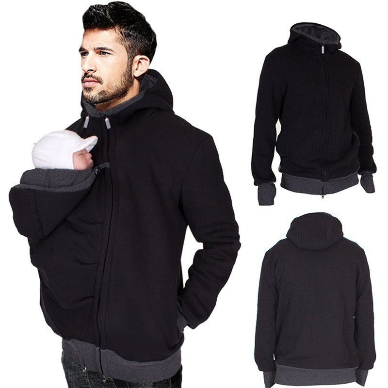 kangaroo moletom com capuz baby carrier