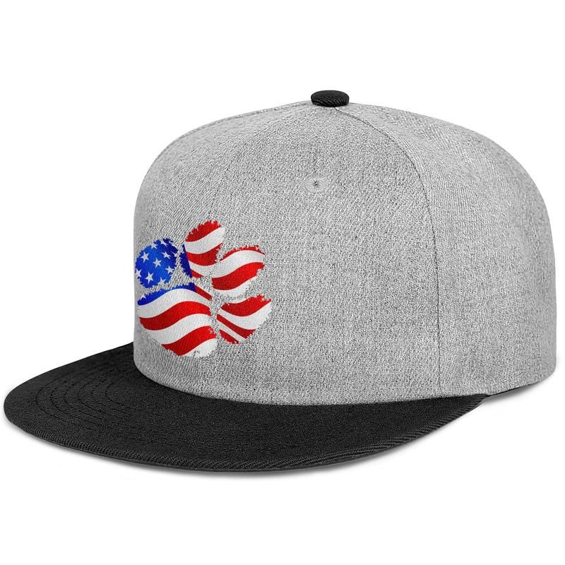 usa flat brim hat