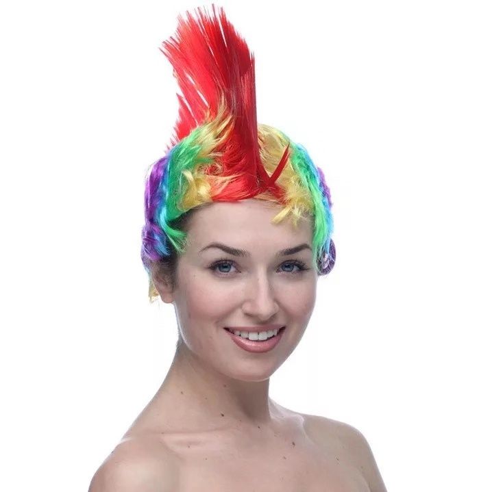 punk hair wig