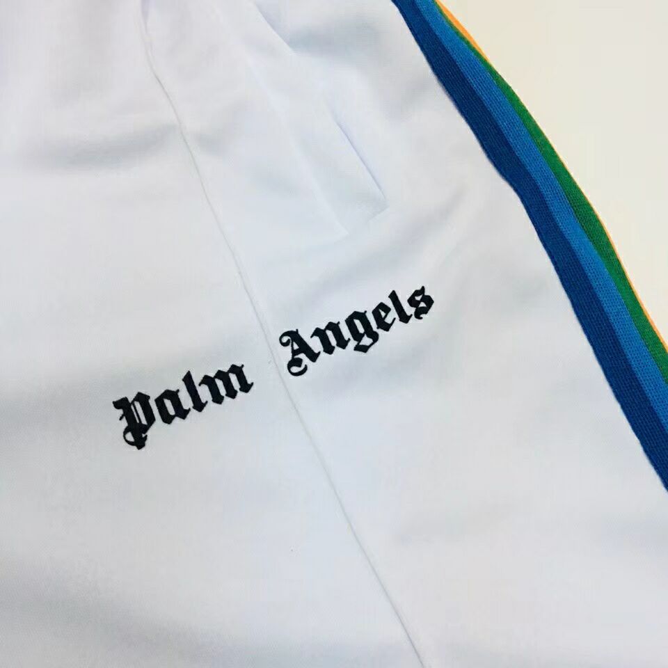 Acquistare 2019 Nuovo Palm Angels Pantaloncini Moda Casual Palm Angeli Pantaloncini  Arcobaleno A Strisce Rosso Blu Nero Palm Beach Pants Angels Economico |  Consegna Veloce E Qualità | It.Dhgate