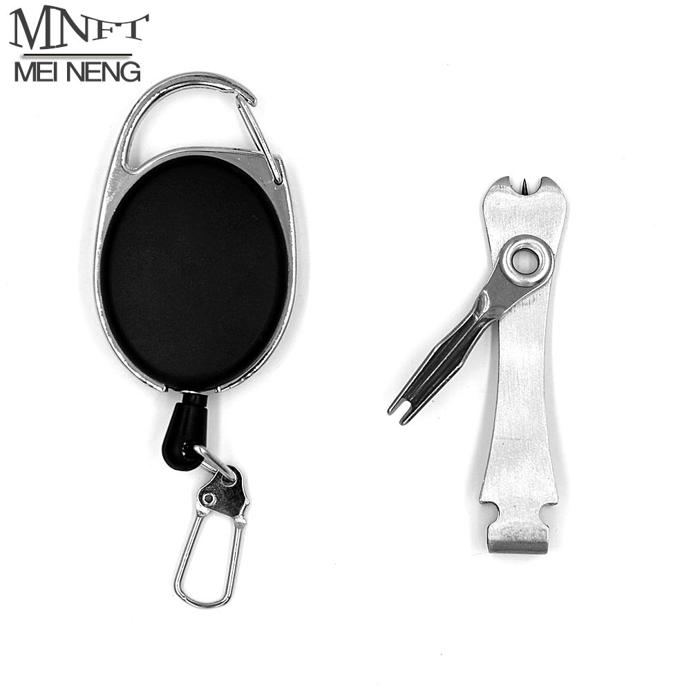 fishing nipper retractor reel fishing line nail cutter clipper scissors tacTPO