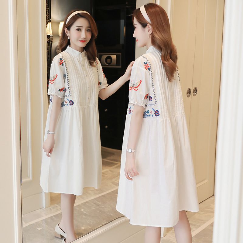 linen nursing dress
