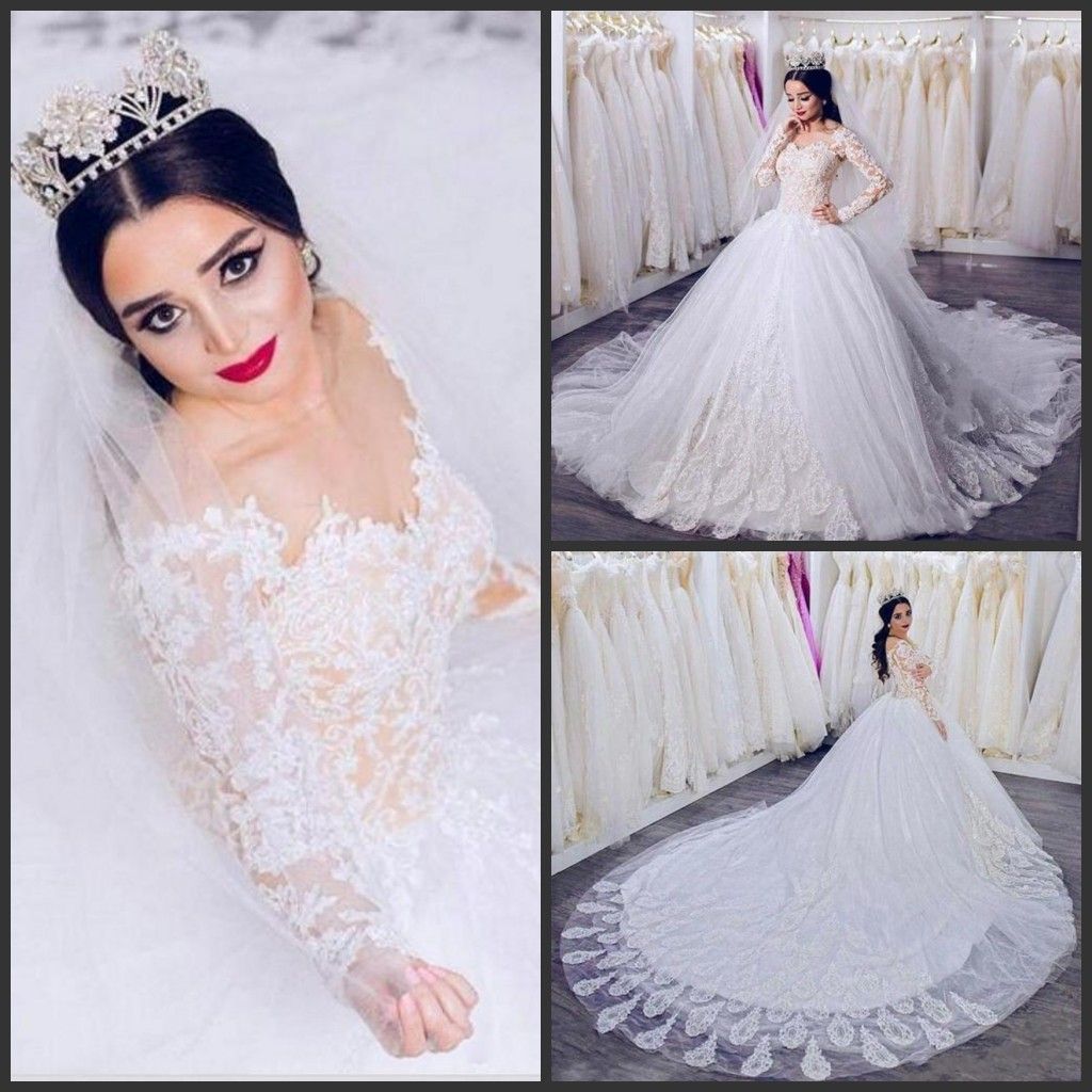 lace wedding gowns 2018