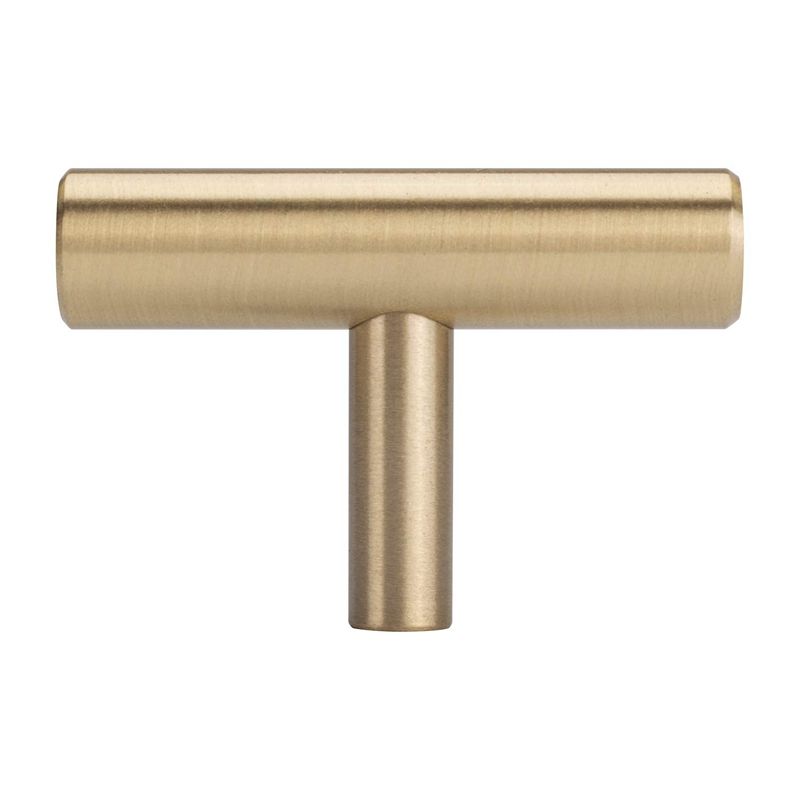 2019 Tbar Solid Brass Cabinet Knobs Handles Furniture Drawer Pulls