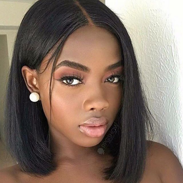 13 6 Natural Hairline Silky Straight Lace Front Human Hair Wigs