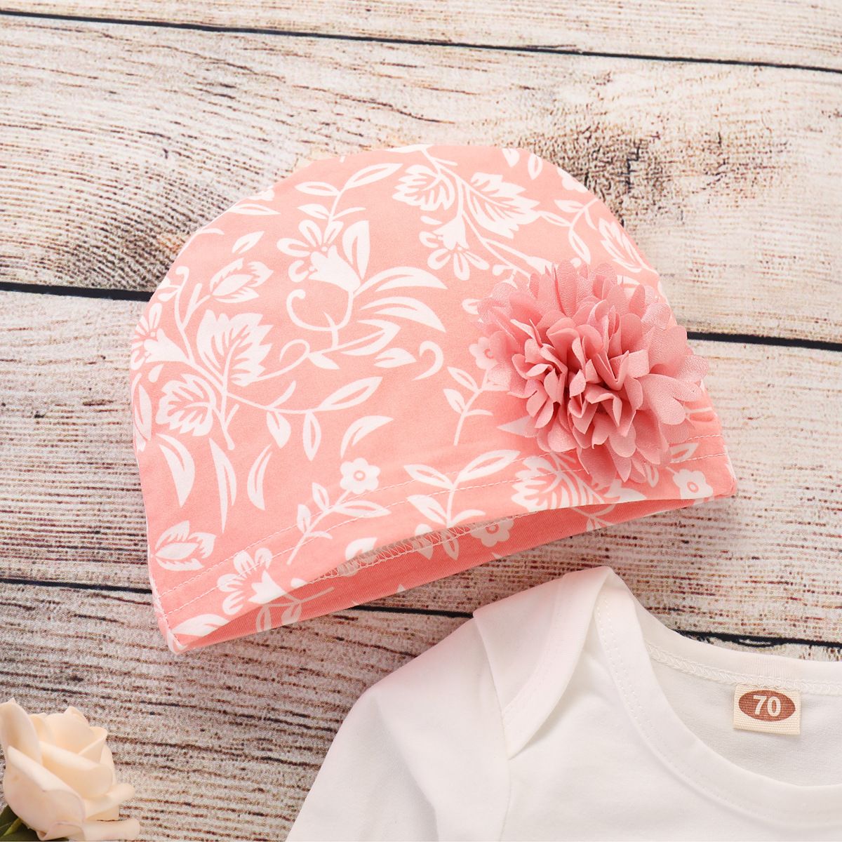 Baby Girl Clothes Little Sister Newborn Outfit Print Long Sleeve Romper Overall Floral Jumpsuit