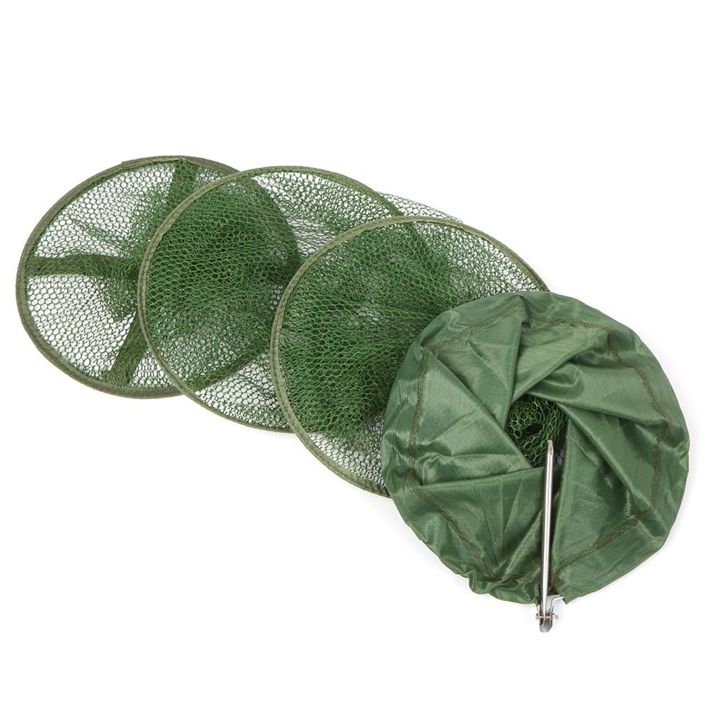 Collapsible   Cage Net Basket,Foldable Fishing Mesh Trap for Keeping Lures
