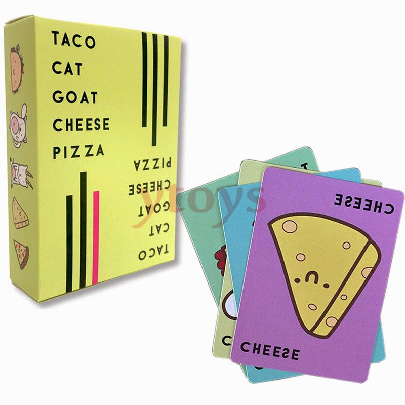 Home Game Taco Cat Goat Cheese Pizza  Board Card Game For Children Adults Bday
