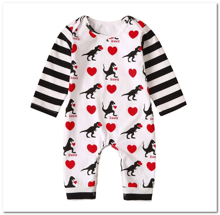 Infant Babys Long Sleeve Climb Jumpsuit NO Way Print Jumpsuit