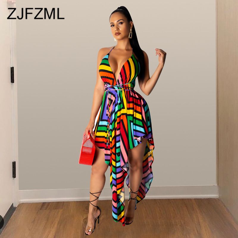 womens rainbow dress