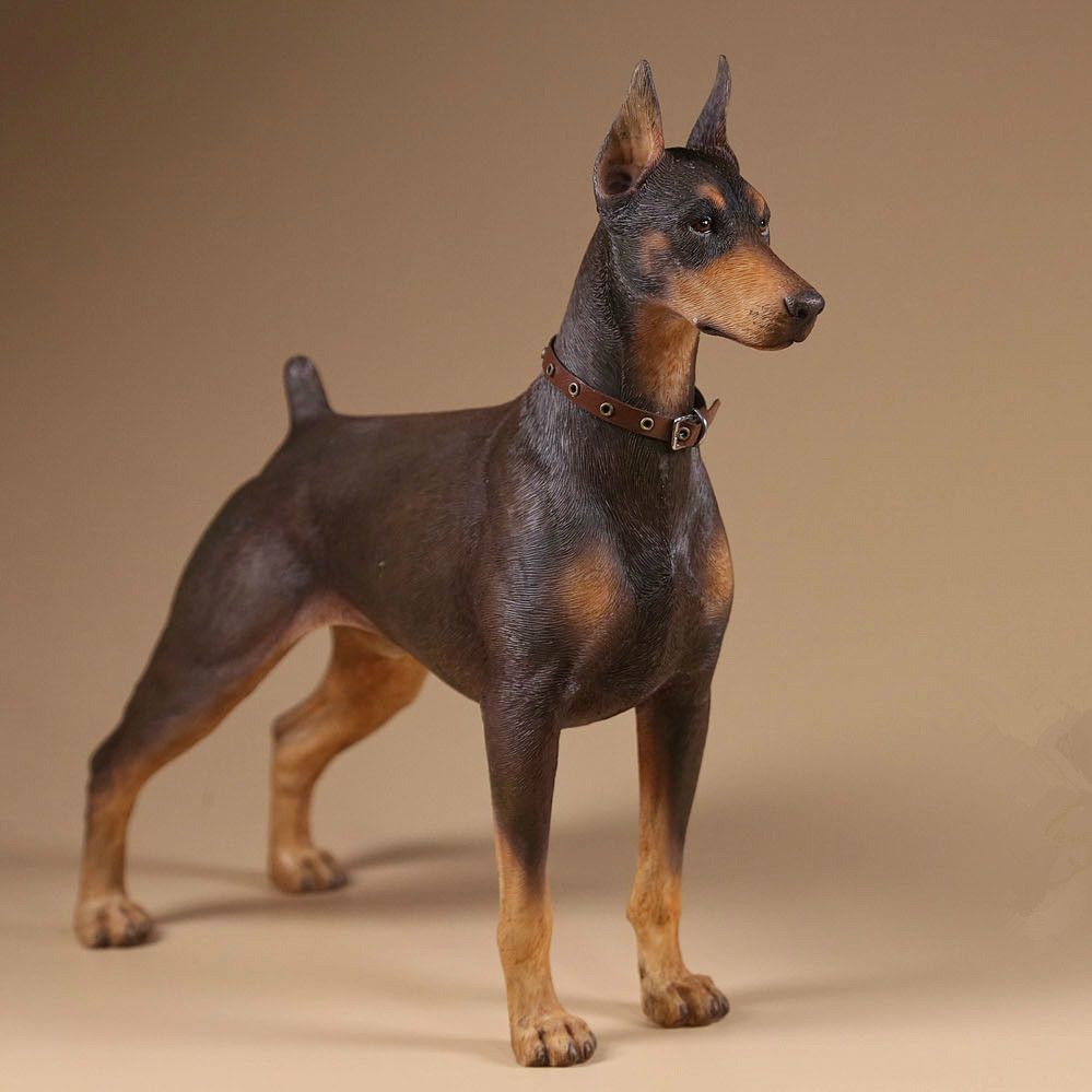 doberman pinscher statue