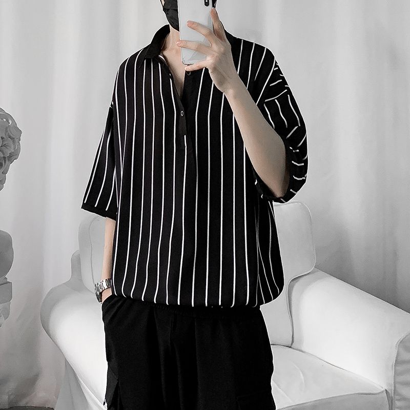 striped shirt mens outfit