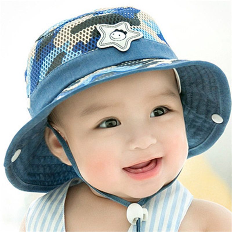 infant boy beach hat