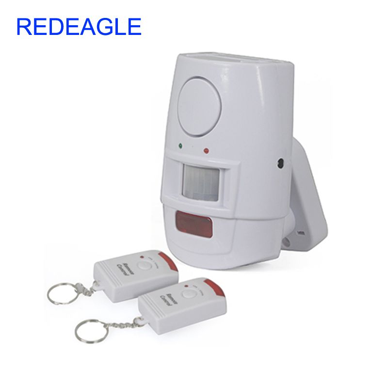 Drop Free Shipping Independent Home Security Pir Motion Sensor Alarm With 2 Remote Control Supplier