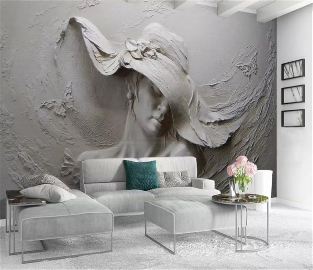 Großhandel 3d Tapete 3d Dreidimensionale Entlastung Mit Hut Schönheit Wohnzimmer Schlafzimmer Hintergrund Wand Dekoration Mural Tapete Von Yunlin888, ... Großhandel 3d Tapete 3d Dreidimensionale Entlastung Mit Hut Schönheit Wohnzimmer Schlafzimmer Hintergrund Wand Dekoration Mural Tapete Von Yunlin888, ...
