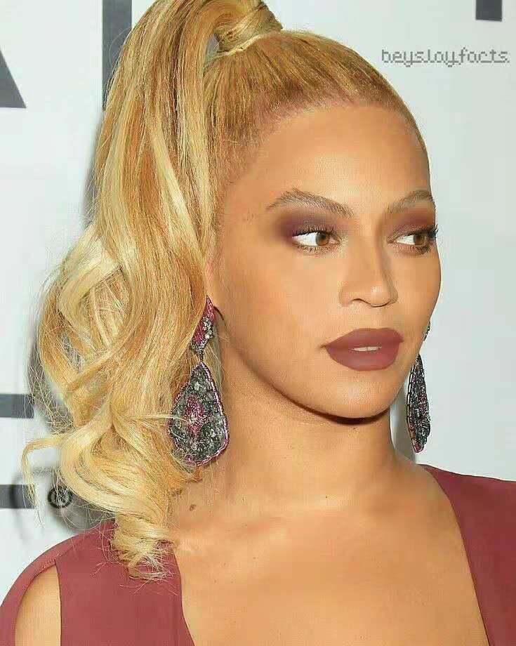 Human Hair Ponytail Natural Hair Bleach Blonde Ponytail Hair