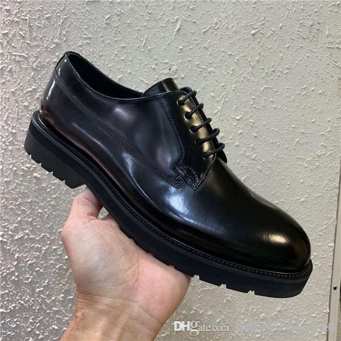 glossy black leather shoes