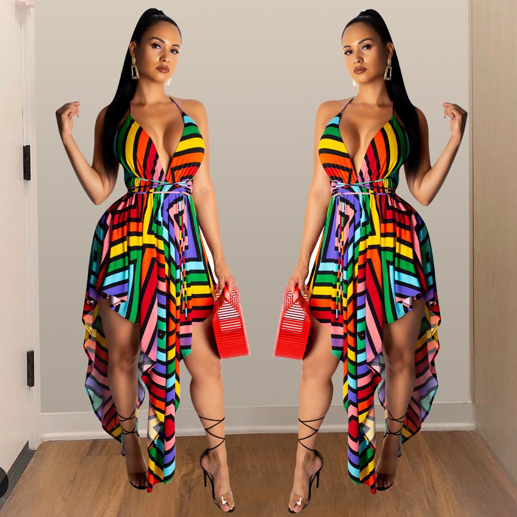 colorful maxi dresses 2019