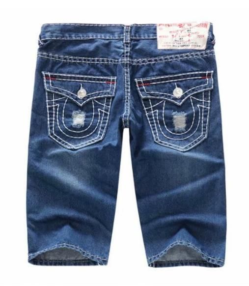 jean shorts true religion