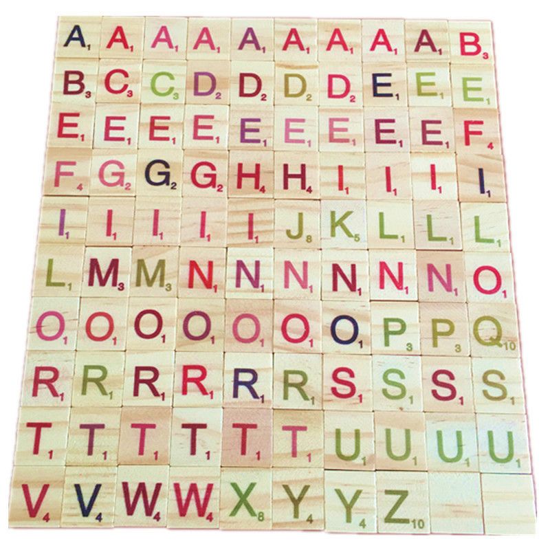 Colored letters