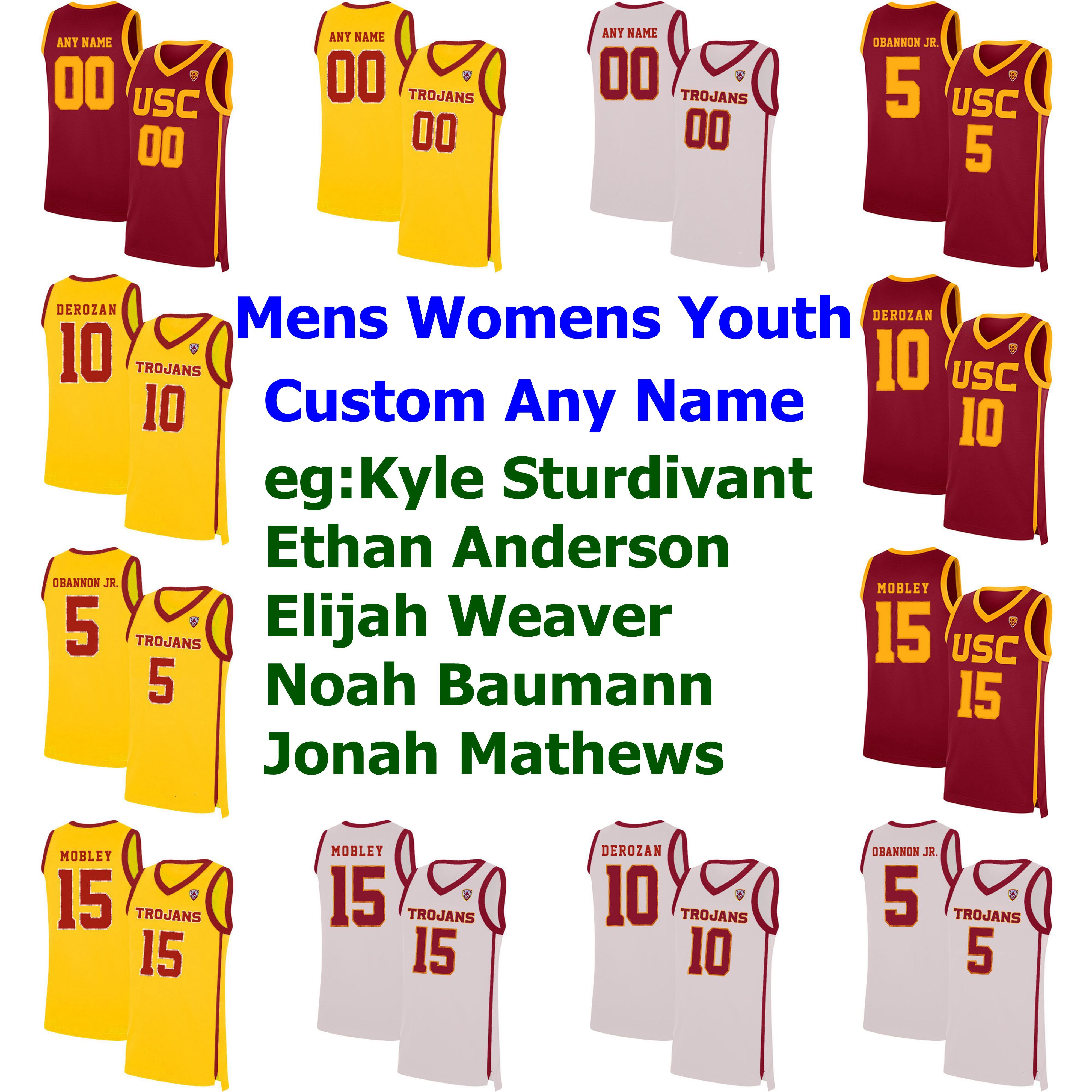 Best Quality USC Trojans College Basketball Jerseys Harold Miner Jersey