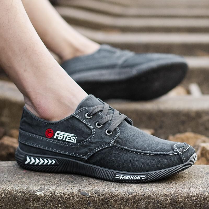 men large size old beijing style casual cloth shoes
