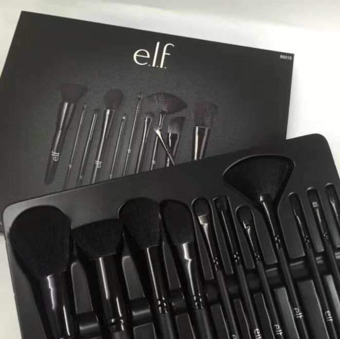 La herramienta cosmética Fundación regalo CALIENTE 11pcs / set de maquillaje ELF sistema de cepillo crema facial La herramienta cosmética Fundación regalo CALIENTE 11pcs / set de maquillaje ELF sistema de cepillo crema facial