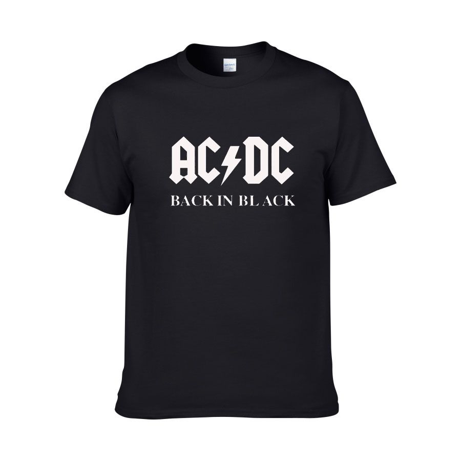 New Ac Dc Band Rock T Shirt Mens Acdc Graphic T Shirts Print Casual Tshirt Plus Size O Neck Hip Hop Short Sleeve Online Funky T Shirts Buy T Shirt Design From