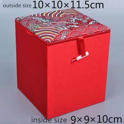 red 10x10x11.5cm