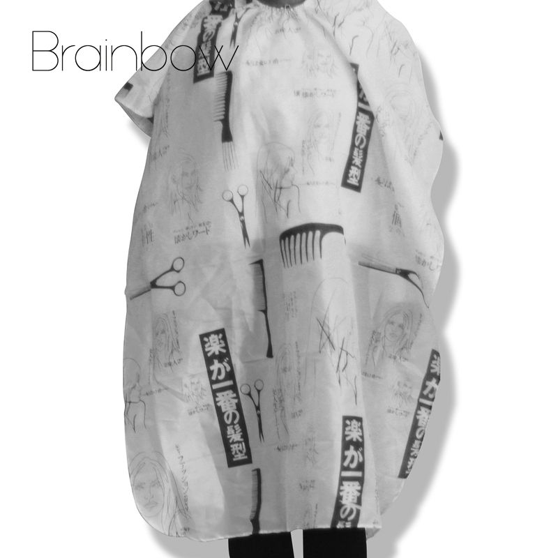 2019 Scissor Comb Printed Hairdressing Wrap Cape Waterproof Hair Salon Barber Shop Hair Styling Cut Haircut Cover Cloth Wrap From Fincek007 0 82