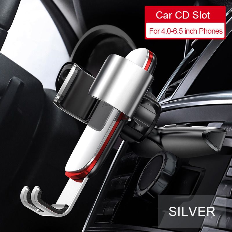 Silver Car CD Slot