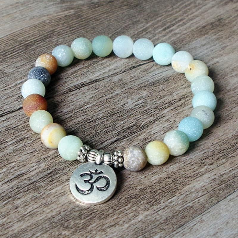 Pulsera De Piedra Verde Mujer Mujer Oración Pulsera De De Om Pulsera De Piedra Verde Mujer Mujer Oración Pulsera De De Om