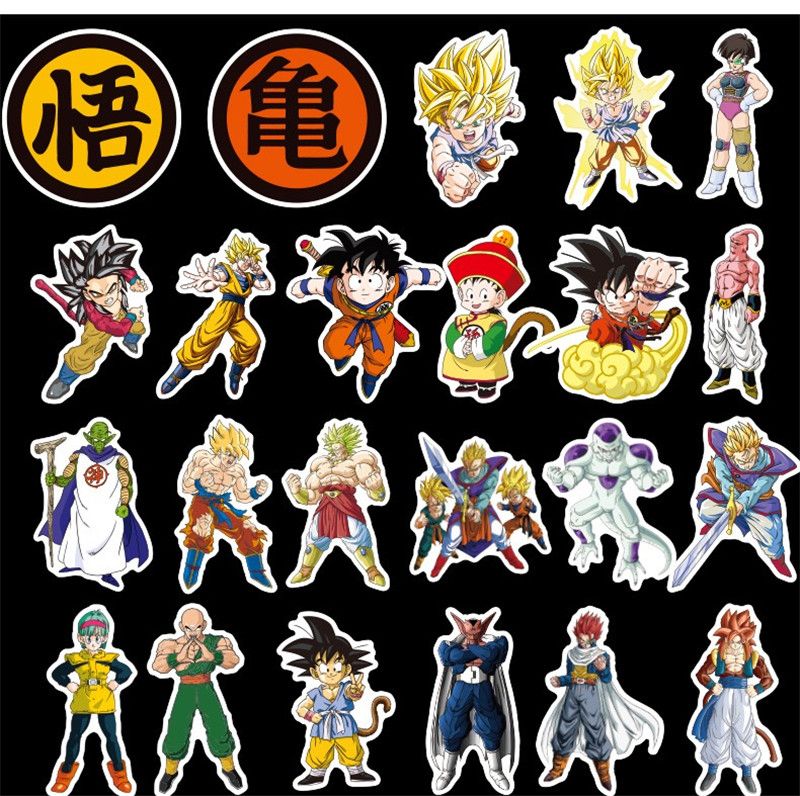 New Dragon Ball Z Graffiti Sticker Personality Luggage Diy