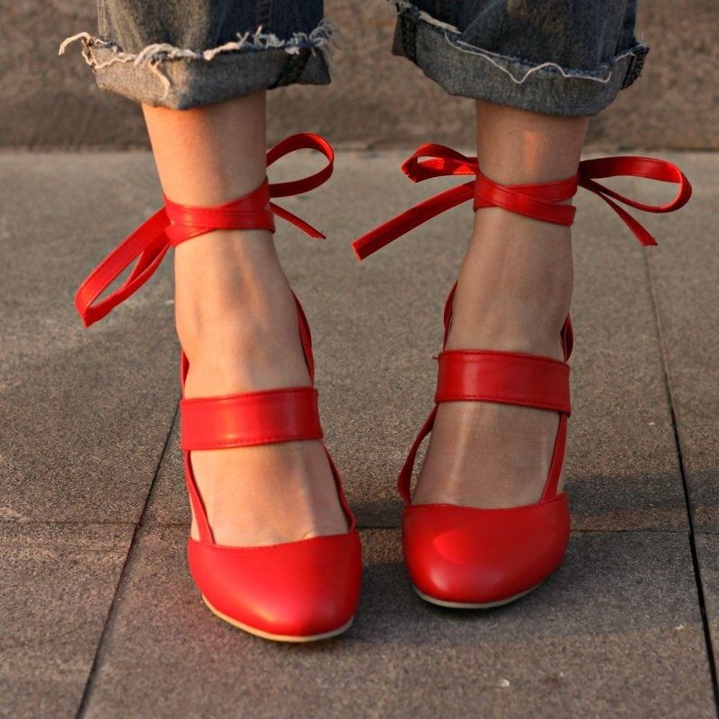 square shaped heels