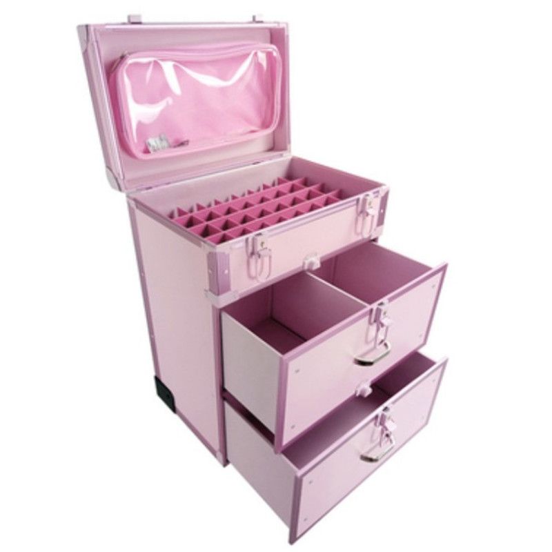 Compra Maleta De Maquillaje Profesional Maleta De Gran Capacidad Bolsas De  Cosmetología Cajón Multicapa Marco De Aluminio Bolsa De Cosméticos Maleta  De Viaje Barato | Entrega Rápida Y Calidad | Es.Dhgate
