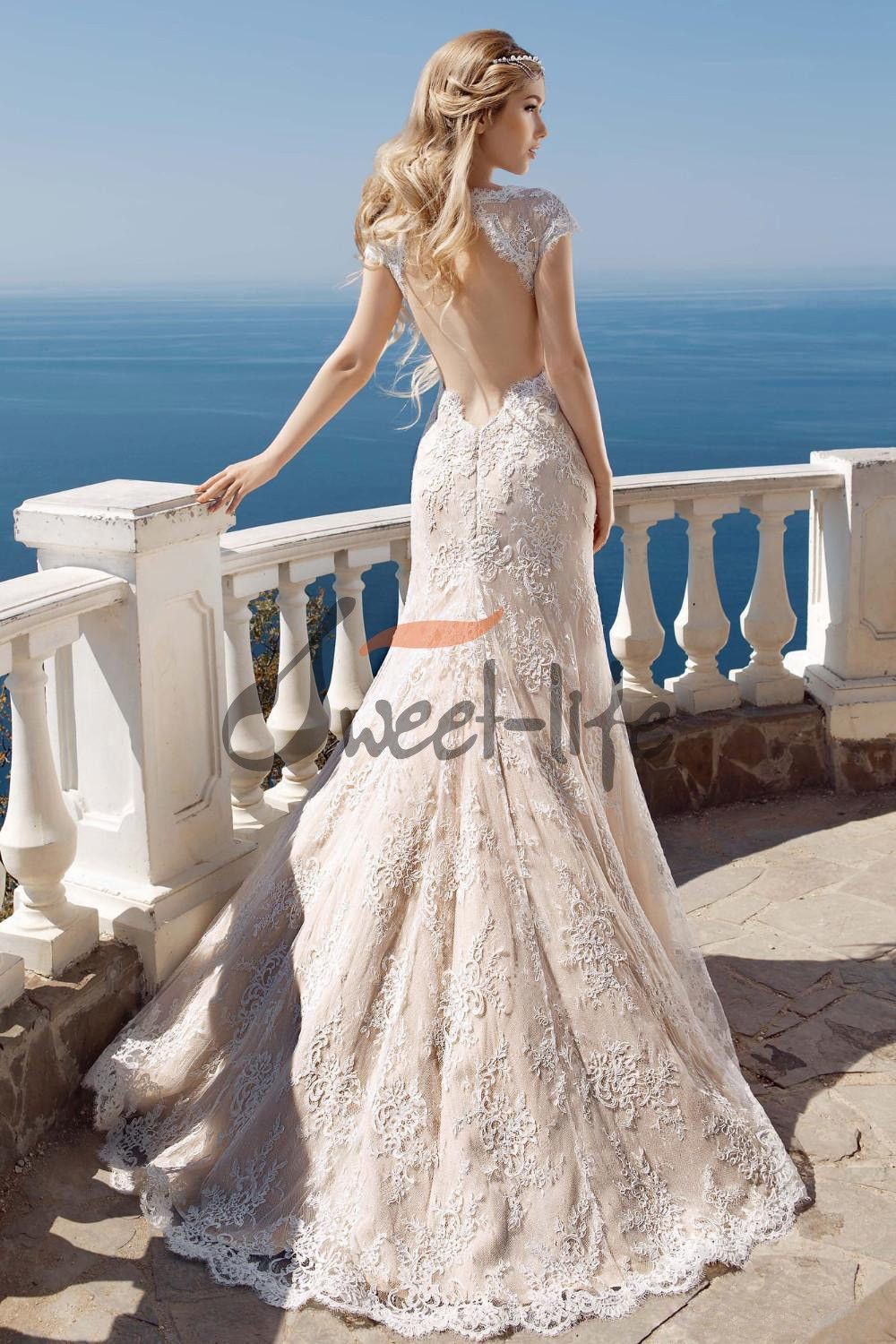 Acheter Elegantsexy Dos Nu Robes De Mariee 2020 Appliques Dentelle Sirene Robe De Mariee Boho Marry Robe De Soiree Robe De Soiree De 119 21 Du Sweet Life Dhgate Com