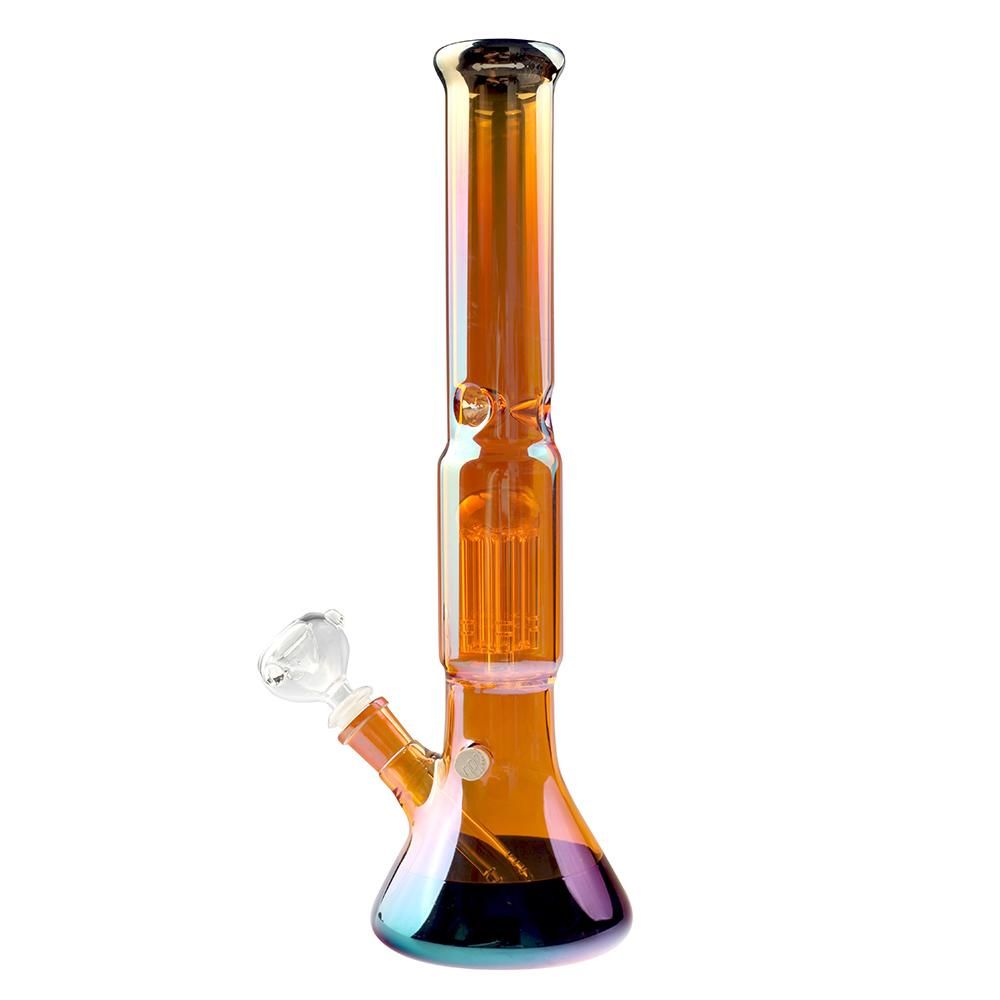 Wholesale Smoking Pipes At 42.45, Get 15 Inch Amber Color Glass Water Bong Glass Oil Burner