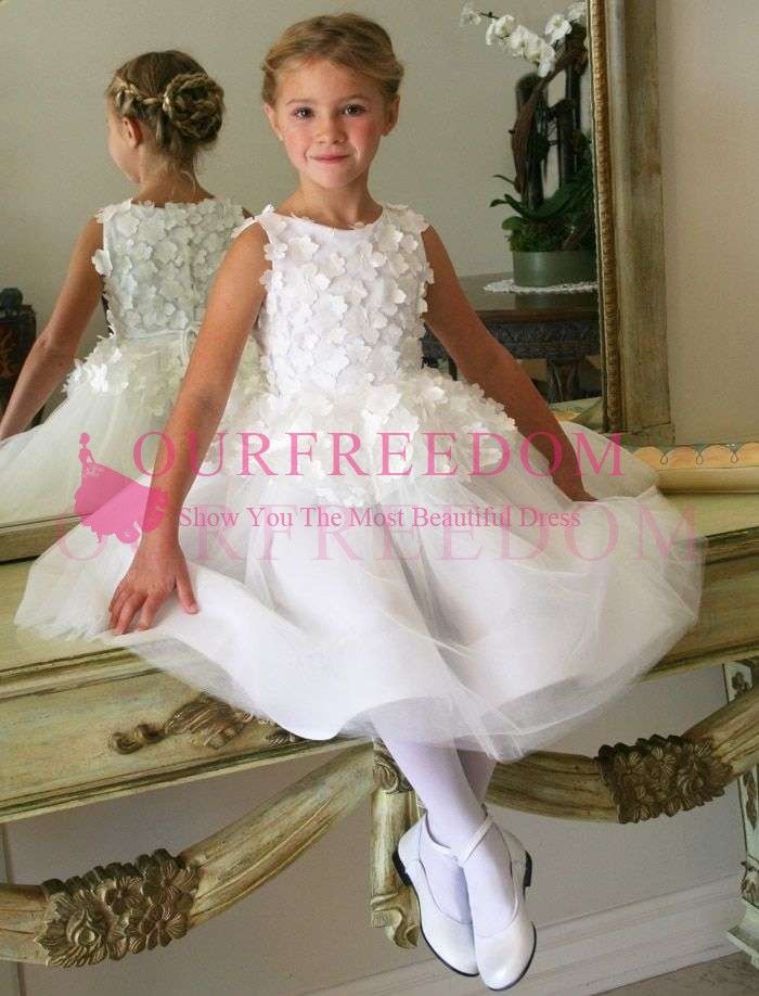 girls tea length dresses