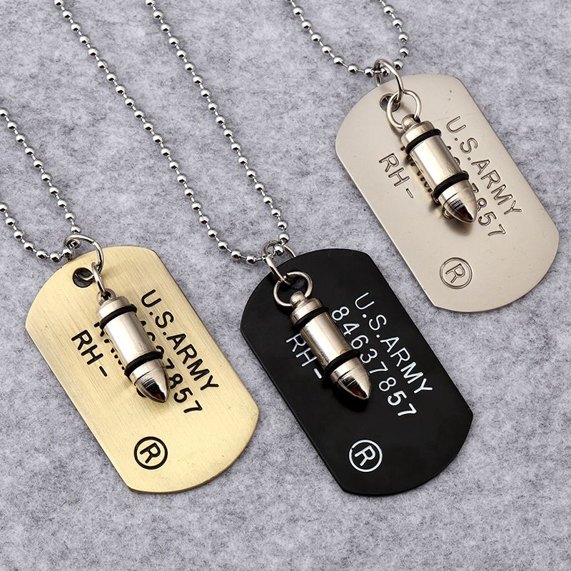 bullet dog tag