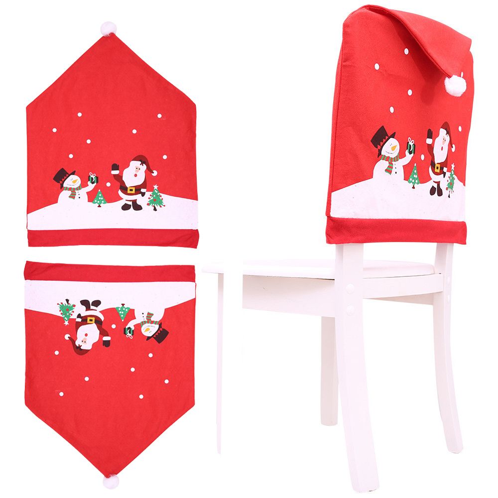 santa hats for dining chairs