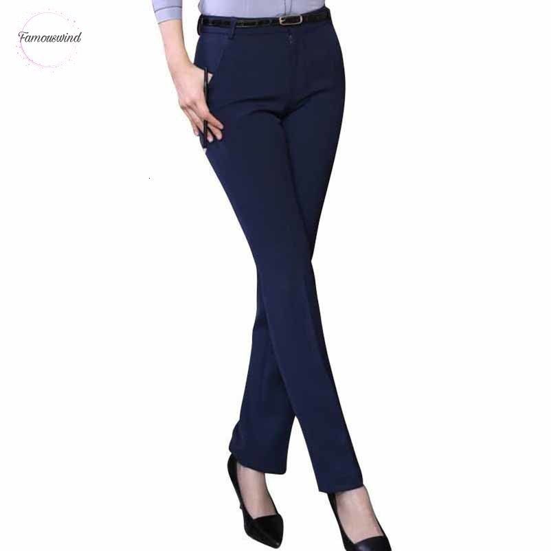 navy blue formal trousers ladies