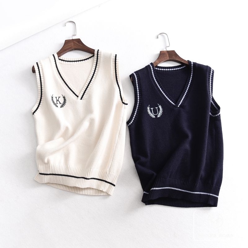 navy blue sweater vest womens