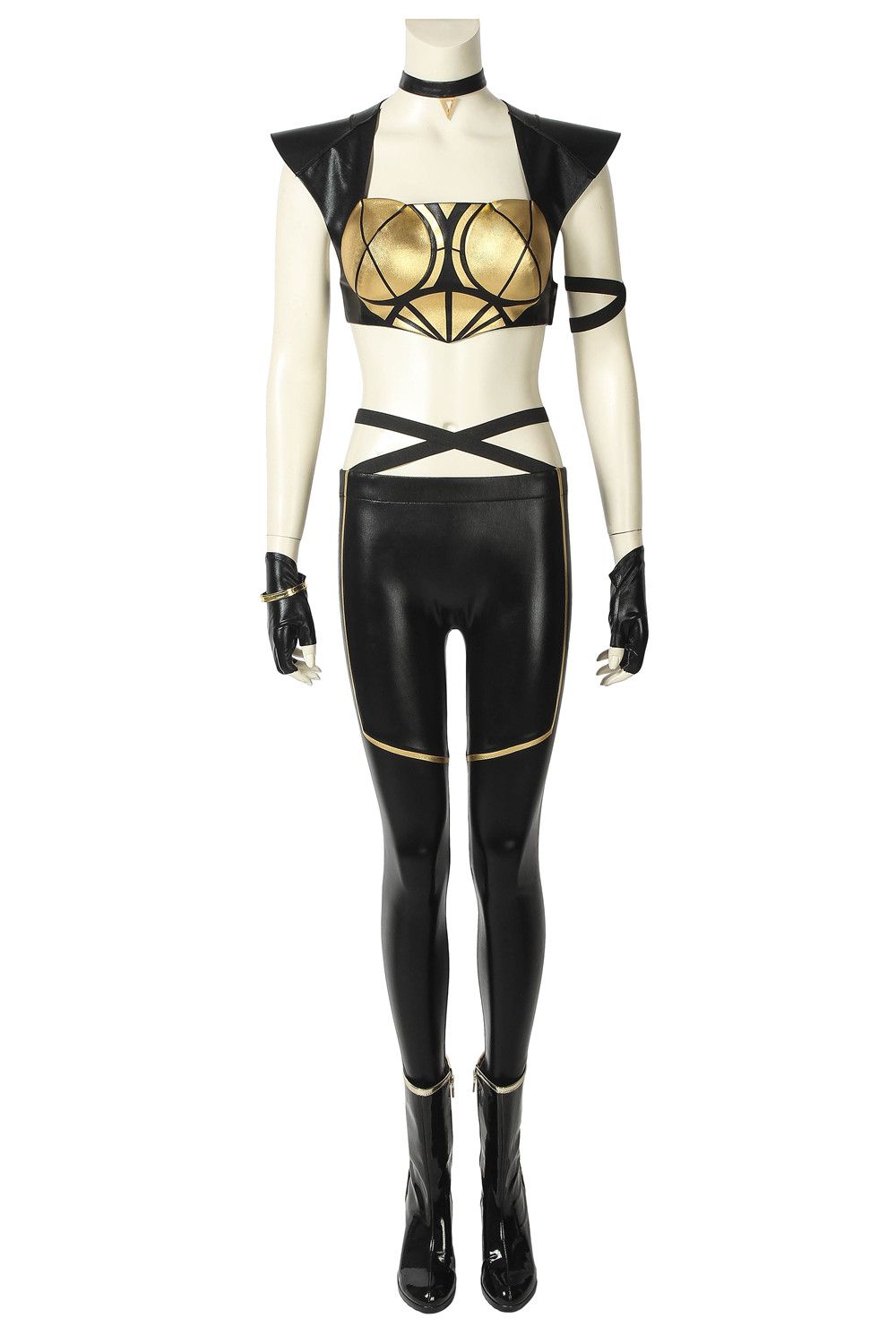 Custom Made LOL KDA Kaisa Leather Cosplay Costume Daughter of the Void Halloween