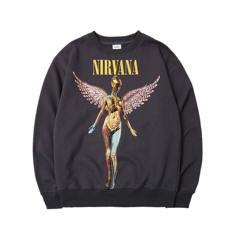 green nirvana moletom com capuz