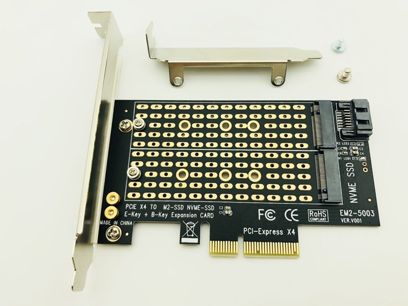 NVME Riser M.2 NGFF PCI-E 3.0X4 Expansion Card M2 NGFF to PCI-E SSD Adapter