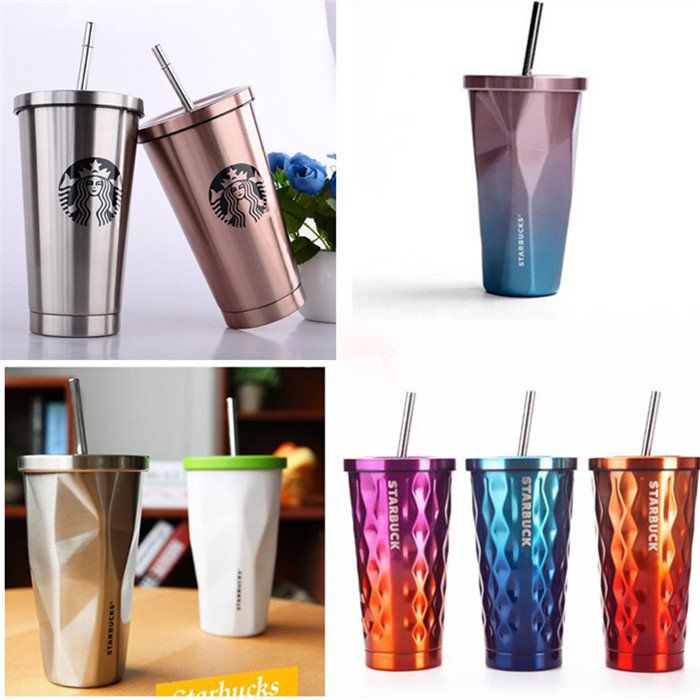 Colorful Starbucks Cups Stainless Steel Suction Cup Goddess